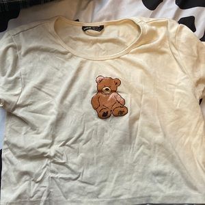 Teddy crop top